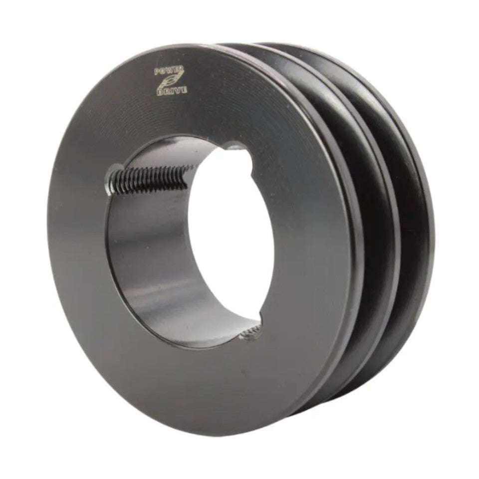 SPZ125-2 125mm Pitch Diameter 2 Groove Tapered Bush V Pulley