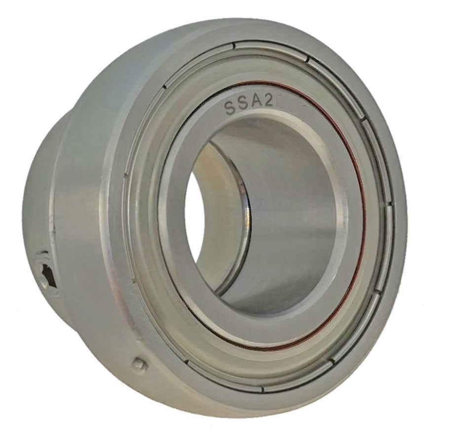 SALF204-20MM High Quality 20mm Eccentric Locking Bearing with 2 Bolt Flange