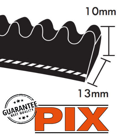 PIX XPA Section Cogged Wedge Belts 13x10mm