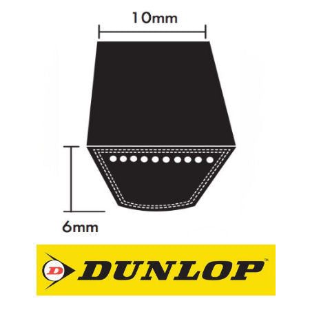 Dunlop Z Section V Belts 10x6mm