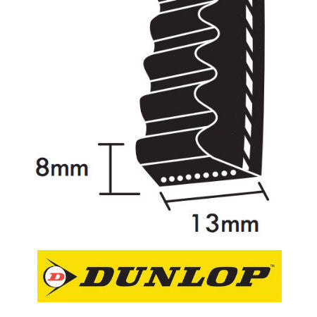 Dunlop AX Cogged Wedge Belts 13x8mm