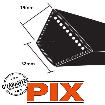 PIX D Section Wrapped V Belts 32x19mm