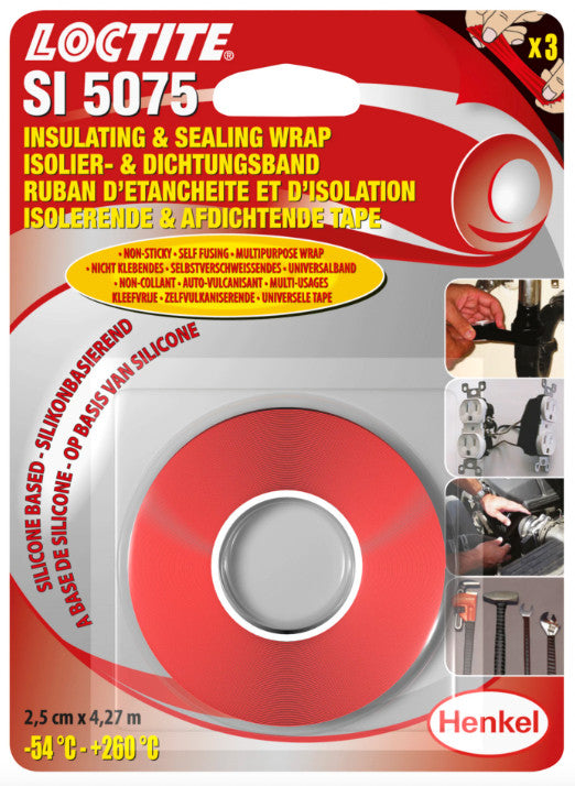 Loctite SI5075 Emergency Repair Silicone Sealing Wrap 2,5cm x 4.27m