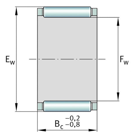 K100x108x27 INA Needle Roller Cage Assembly 100x108x27mm