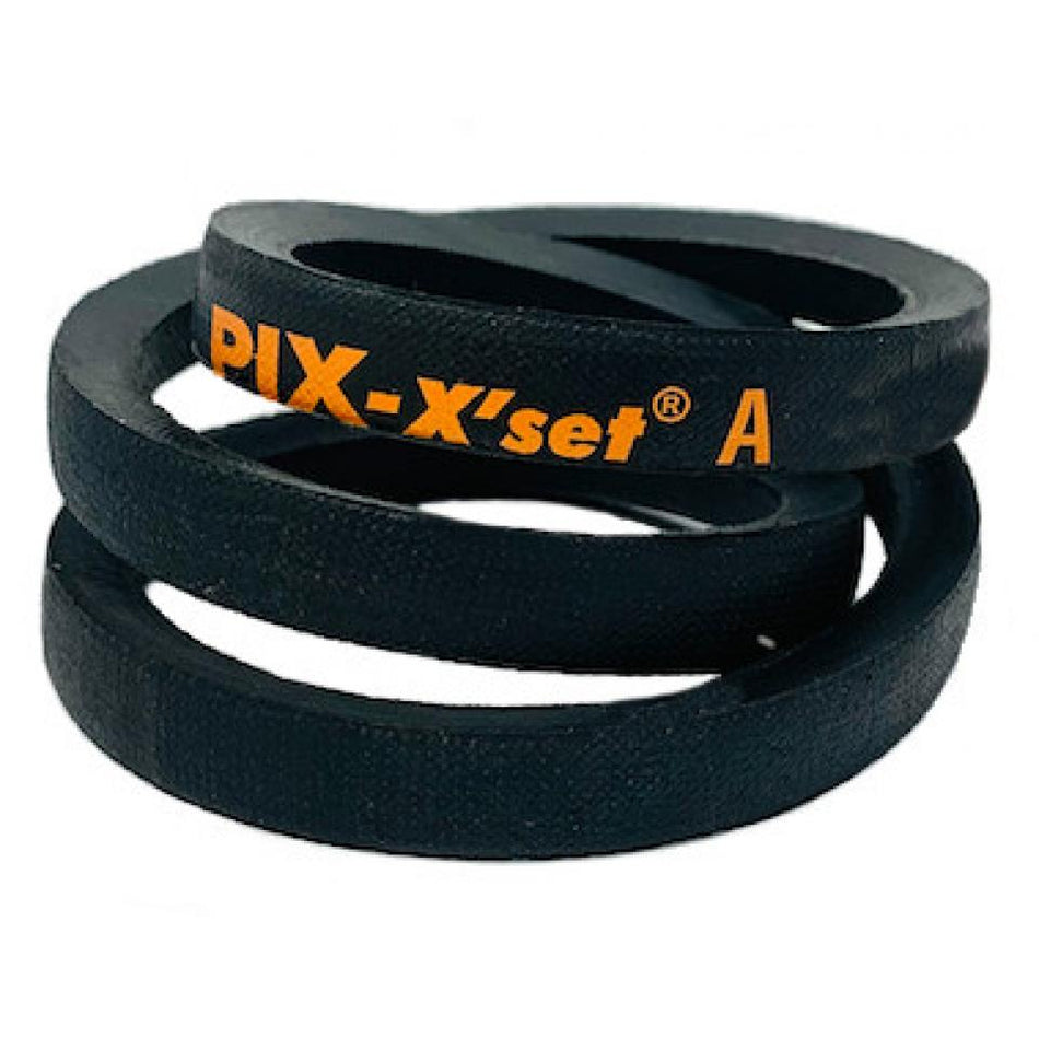 A122 PIX A Section V Belt, 13mm Top Width, 8mm Thickness, Inside Length 3100mm