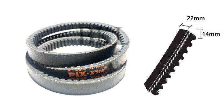 BX43 PIX Cogged V Belt