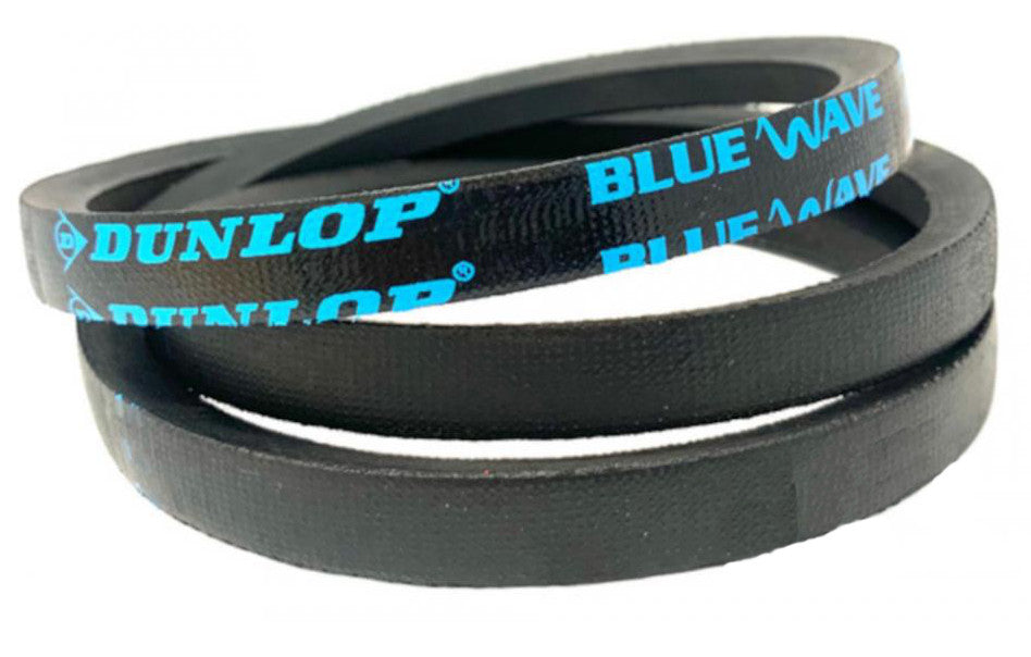B52 Dunlop Blue B Section V Belt, 17mm Top Width, 11mm Thickness, Inside Length 1321mm