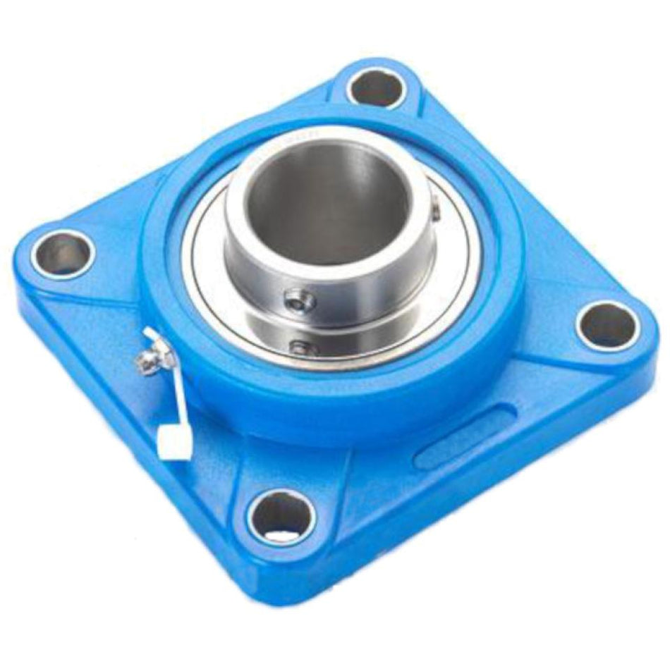 SUCFPL204 Blue Thermoplastic 4 Bolt Flange with Stainless Steel Insert 20mm