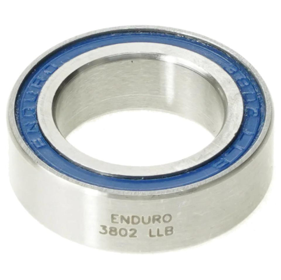 3802 LLB Enduro Double Row Sealed, Radial Bike Bearing Abec 3 - 15x24x7mm