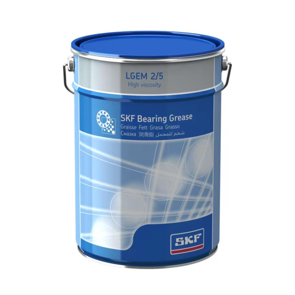 SKF LGEM2 5kg High Viscosity Bearing Grease with Solid Lubricants