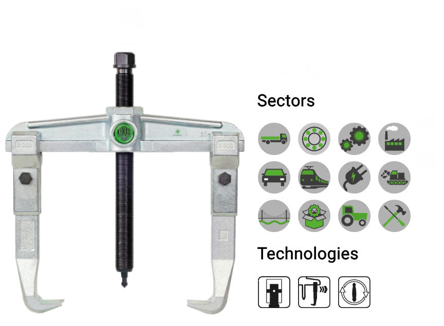 20-3 KUKKO Universal 2 Arm Puller 250x210mm
