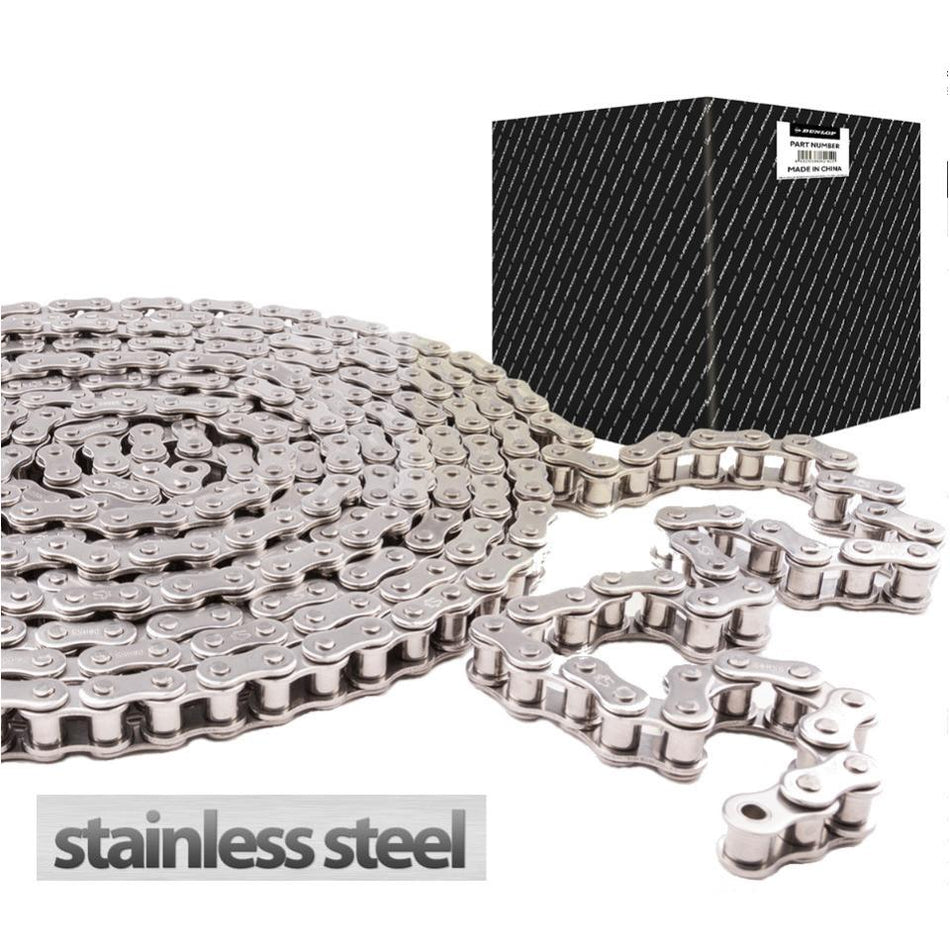 Dunlop 10B-1 BS Simplex Stainless Steel Roller Chain 5/8 Inch Pitch 5 Mtr Box