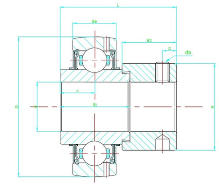 SES207 ZEN Stainless Steel Spherical Outside Bearing Insert with 35mm Bore