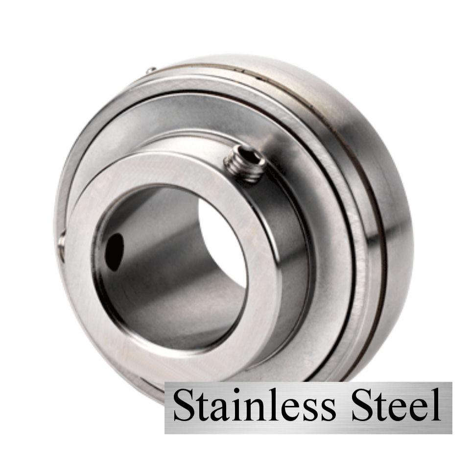 SUC205 ZEN Stainless Steel Spherical Outside Bearing Insert with 25mm Bore