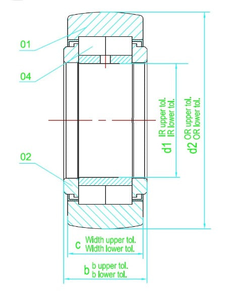 NUTR40 Zen Yoke Type Track Roller Bearing 40mm x 80mm x 32mm