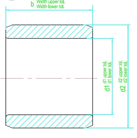 IR45x52x40 Zen Needle Roller Bearing Inner Ring 45x52x40mm