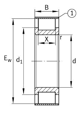 RSL182204 INA Cylindrical Roller Bearing 20mm x 41.47mm x 18mm