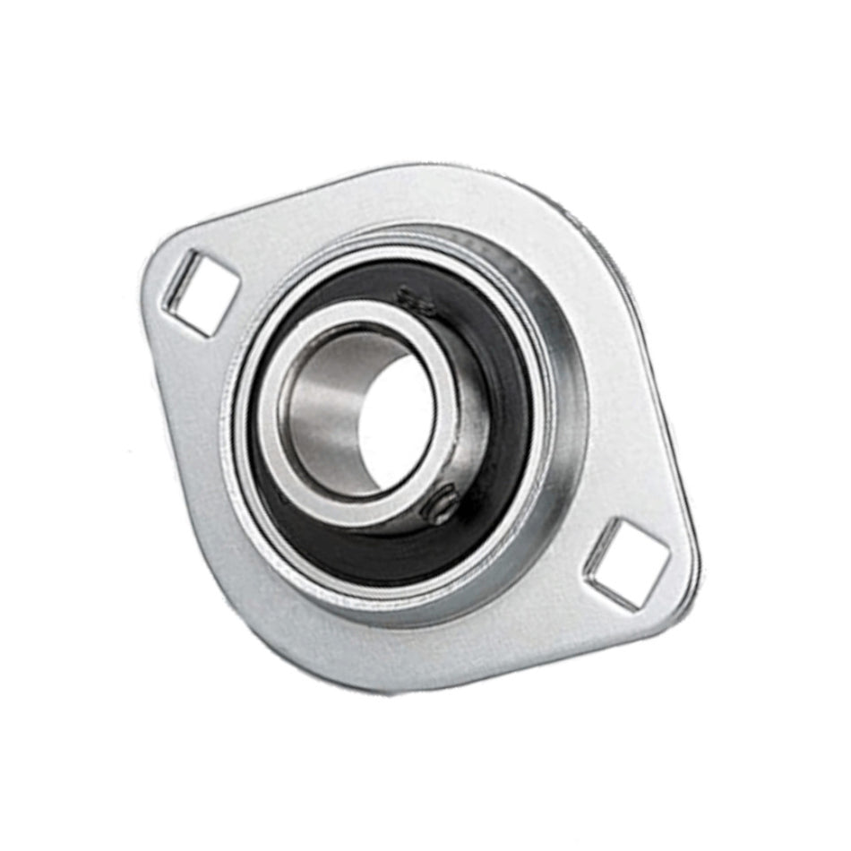 SBPFL201 BKL Brand 2 Bolt Pressed Steel Flange Bearing Unit 12mm Bore