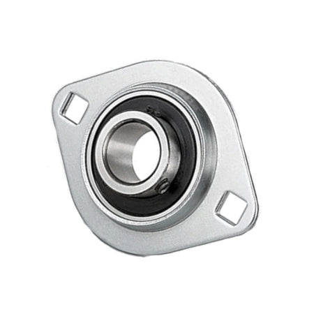 SBPFL203 BKL Brand 2 Bolt Pressed Steel Flange Bearing 17mm Bore