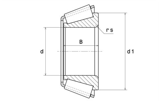 NTN taper roller bearing cone only. 19.05mm inside x 36.2mm outside x 21.83mm width