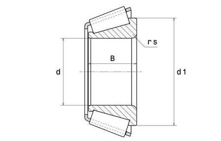 NTN taper roller bearing cone only. 19.05mm inside x 36.2mm outside x 21.83mm width