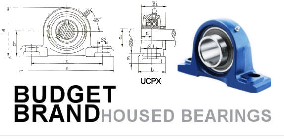 UCPX16-50 BKL Brand 2 Bolt Pillow Block Bearing 3.1/8 Inch Shaft