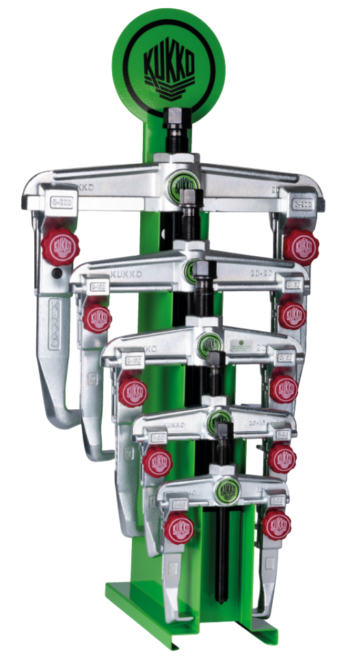 20-ST+ KUKKO Sales Display for 2 Jaw Pullers 90-250x100-200mm