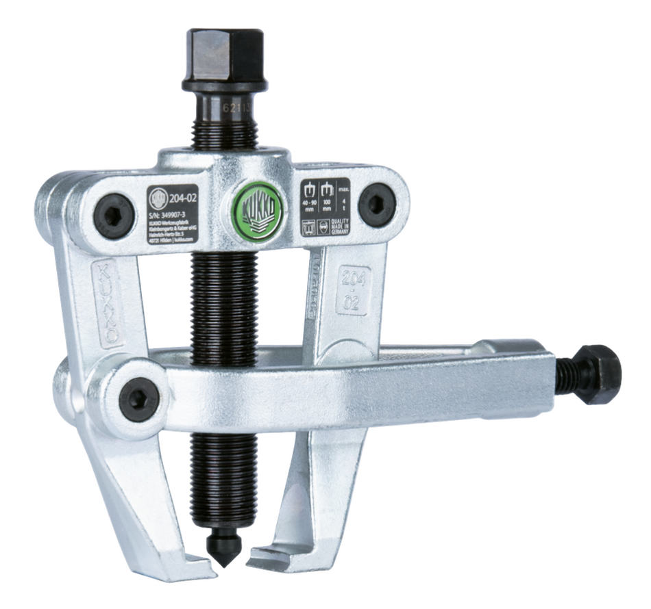 204-02 Kukko 2-Jaw Bearing Puller "Cobra" with Separating Claw and Side Clamp