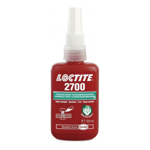 Loctite 2700 Health & Safety Friendly High Strength Threadlocking Adhesive with Permanent locking 50ml