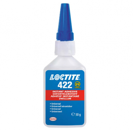 Loctite 422 Transparent, Colourless, High Viscosity Ethyl-Based General Purpose Instant Adhesive 50g