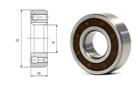 CSK12 Budget Brand Sprag Clutch Bearing without keyways 12x32x10mm