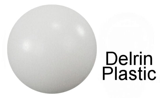 1/8 Inch Diameter Delrin POM Celcon Solid Plastic Balls