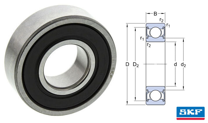 Timberwolf TW150DHB, TW150DH & TW125PH Rotor Bearing Small