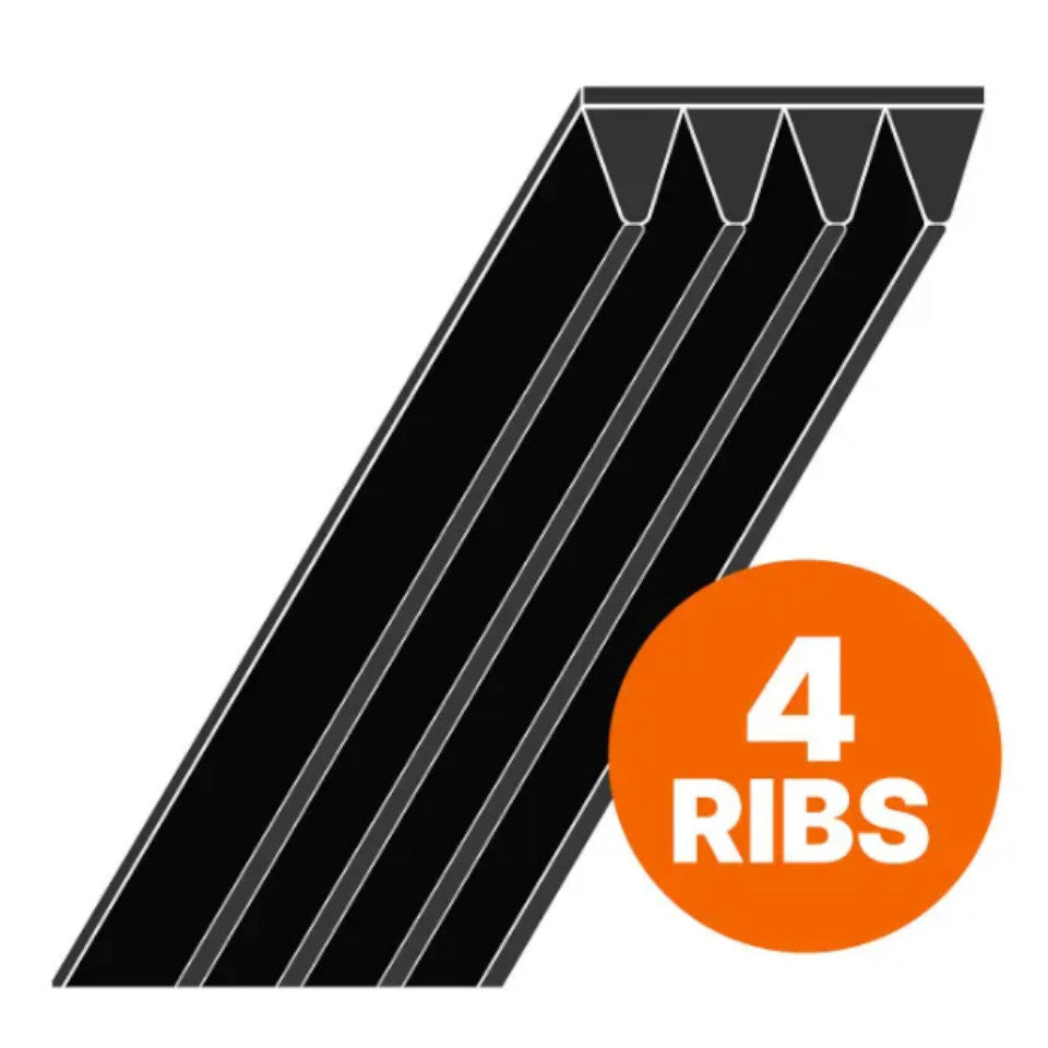 PK1287/507K PIX K Section Poly V Belt 4 Ribs