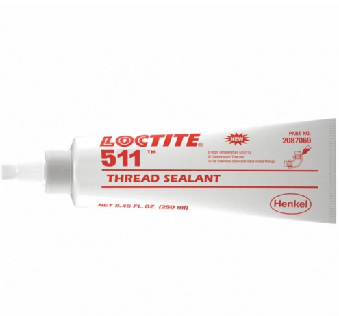 Loctite 511 White to Off-White, General Purpose, Low Strength, Thixotropic Methacrylate Thread Sealant 250ml