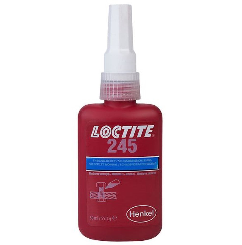 Loctite 245 Medium Strength, Medium Viscosity Threadlocking Adhesive 50ml