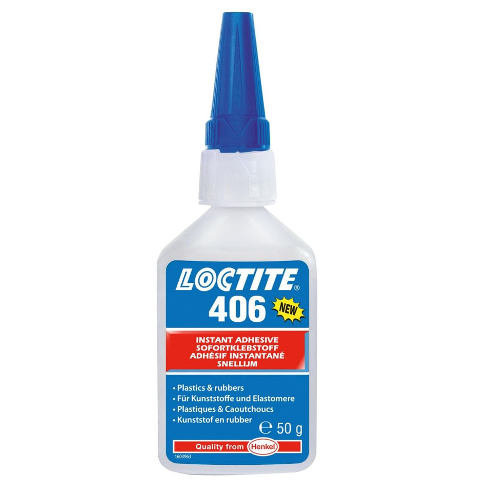 Loctite 406 Low Viscosity, Fast Curing Instant Adhesive 50g