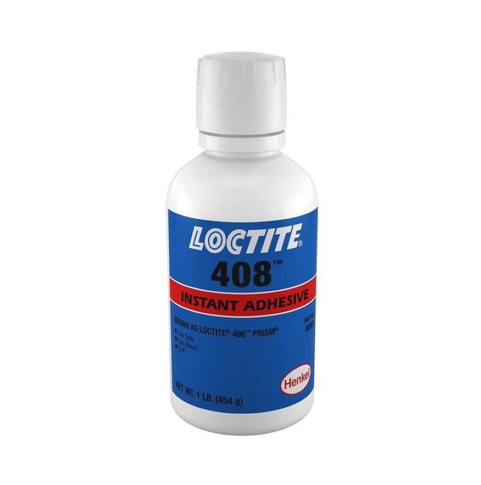 Loctite 408 Low Viscosity Low Bloom Low Odour Instant Adhesive 500g