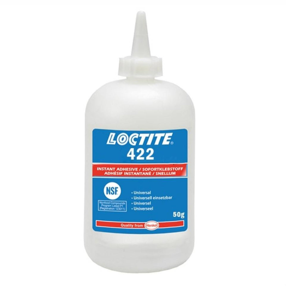 Loctite 422 Transparent, Colourless, High Viscosity Ethyl-Based General Purpose Instant Adhesive 50g