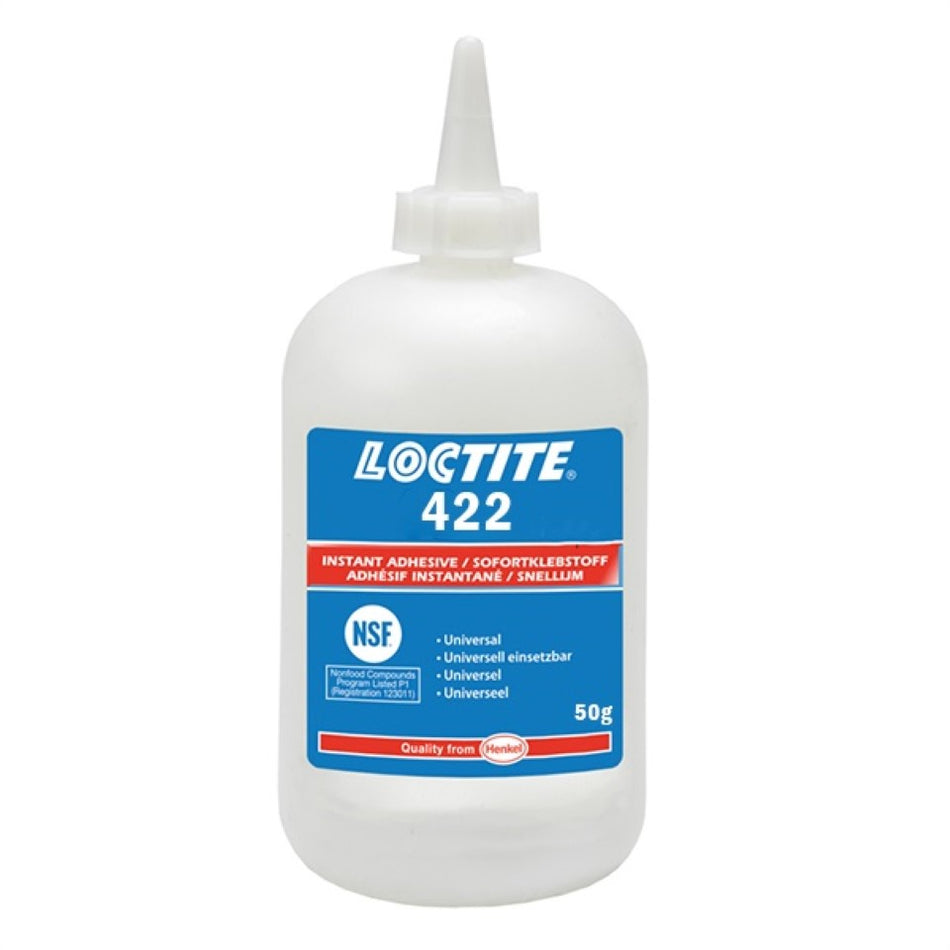 Loctite 422 Transparent, Colourless, High Viscosity Ethyl-Based General Purpose Instant Adhesive 50g