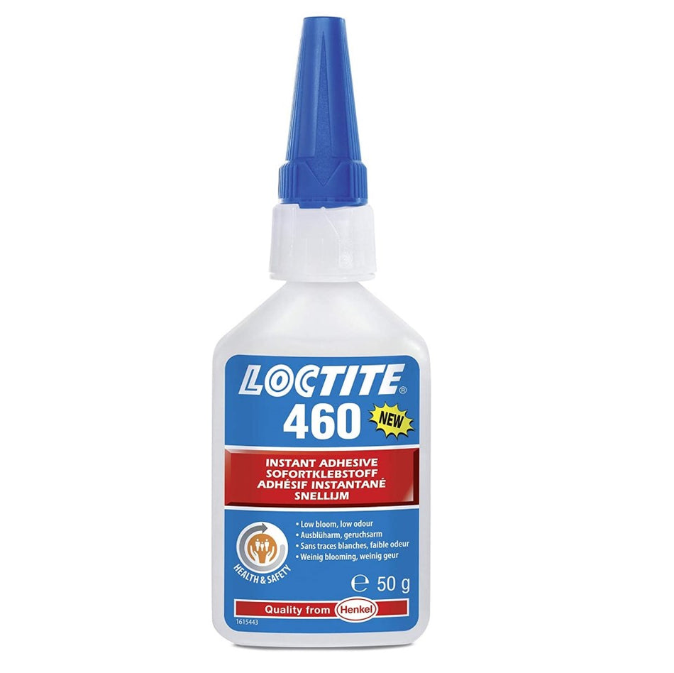 Loctite 460 Low Odour Low Bloom Low Viscosity Instant Adhesive 50g