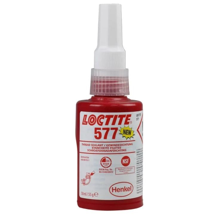 Loctite 577 Fast Cure Medium Strength, General Purpose Thread Sealant 50ml