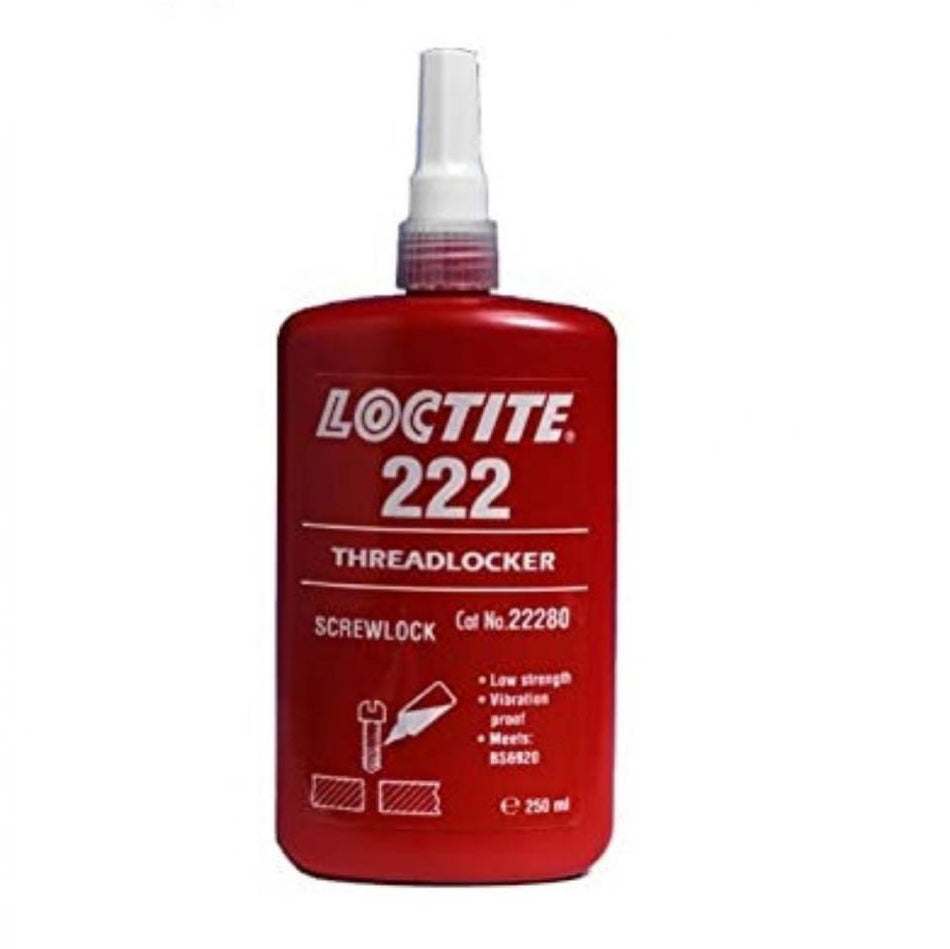 Loctite 222 Threadlocking Adhesive - Low Strength Easy Disassembly 250ml