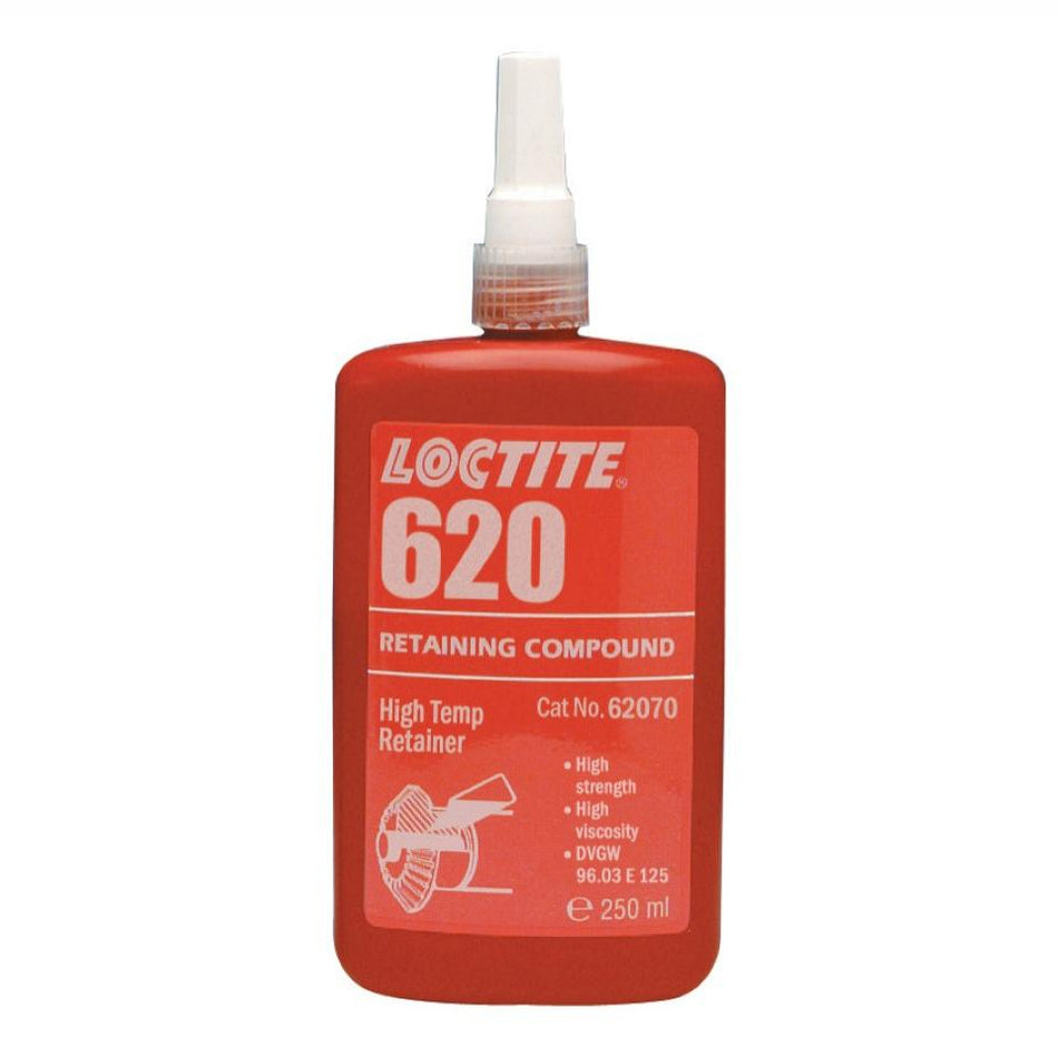 Loctite 620 High Strength, High Temperature Resistant Retaining Compound 250ml