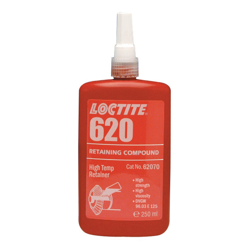 Loctite 620 High Strength, High Temperature Resistant Retaining Compound 250ml