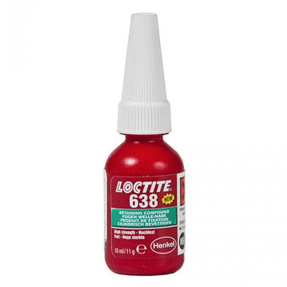 Loctite 638 High Strength, Fast Curing, General Purpose Retaining Compound 10ml