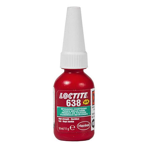 Loctite 638 High Strength, Fast Curing, General Purpose Retaining Compound 10ml