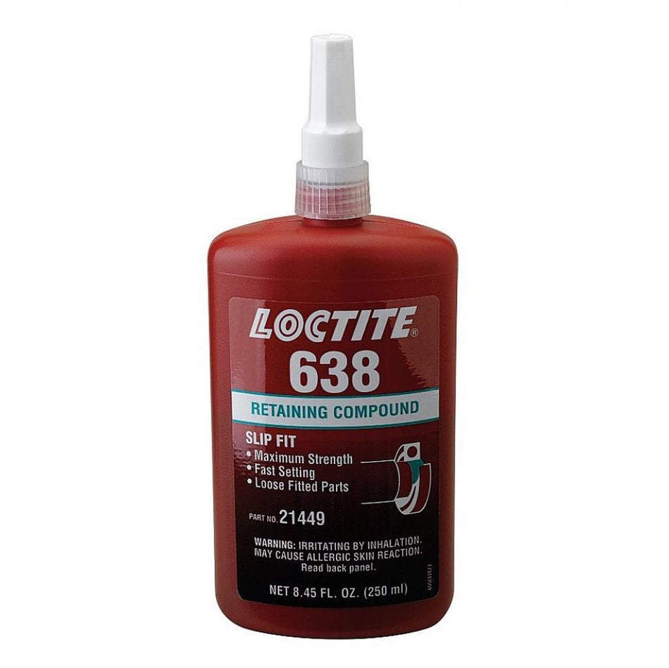 Loctite 638 High Strength, Fast Curing, General Purpose Retaining Compound 250ml