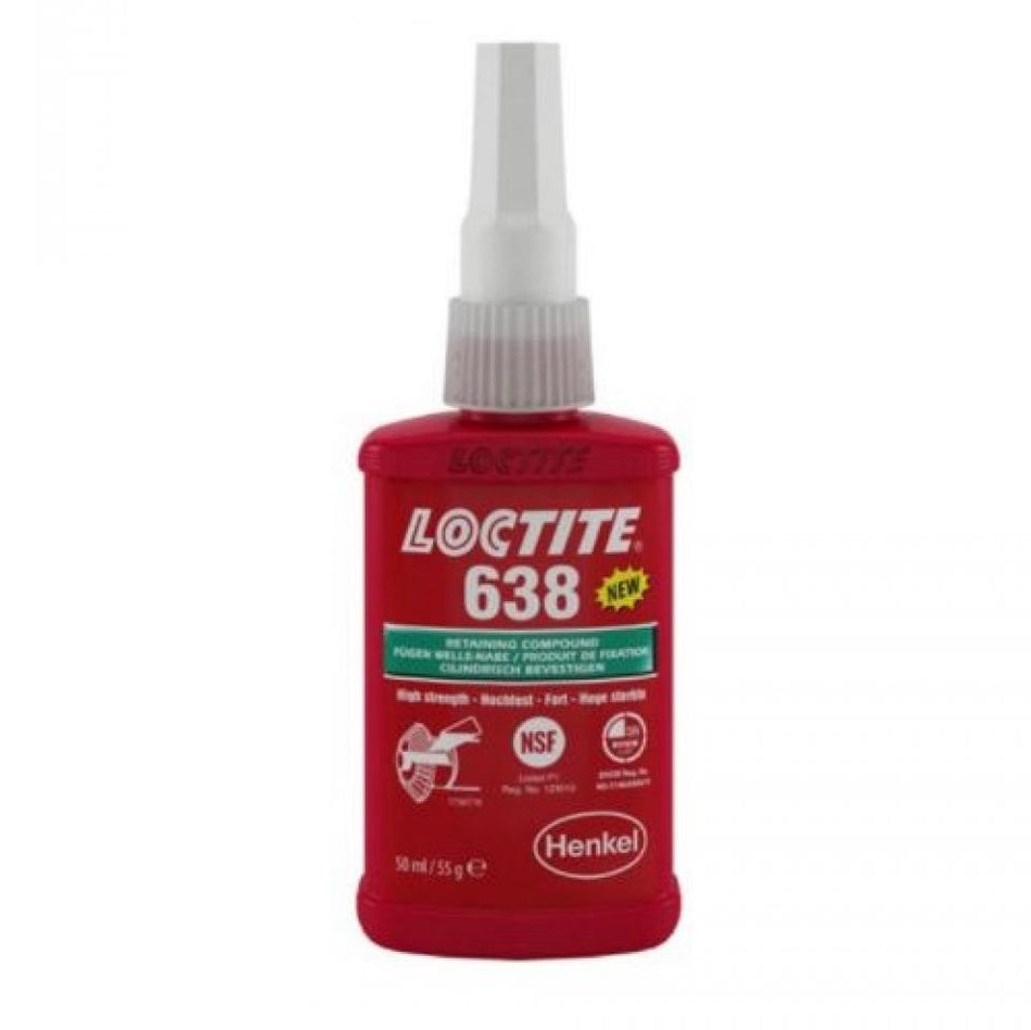 Loctite 638 High Strength, Fast Curing, General Purpose Retaining Compound 50ml