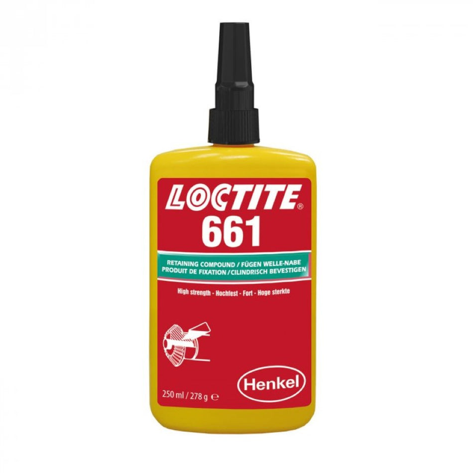 Loctite 661 High Strength Low Viscosity UV-Curing Retainer 250ml